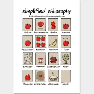 simplified philosophy Posters and Art